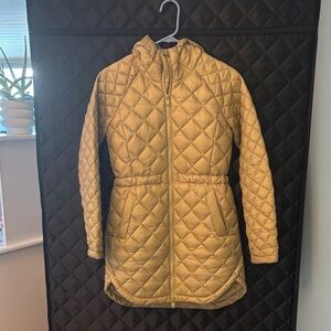 Athleta Women's Quilted Gold Jacket